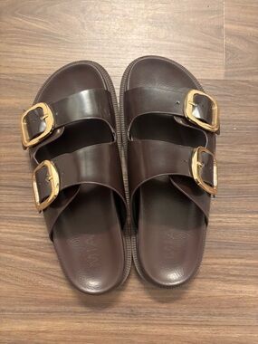 Mia big buckle sandals - size 7.5